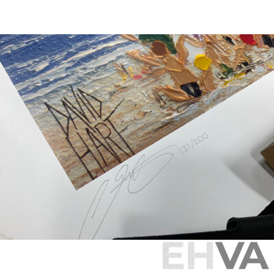 David Hart,  ''Baptism at North 'Gong'' - Print 70x54 Cm, Valma McRobert  ''Bavyley Point'' - Oil on Board 53x30 Cm (frame) and A.W.Singer ''Cook Highway'' - Oil on Board 47x24 Cm (frame)