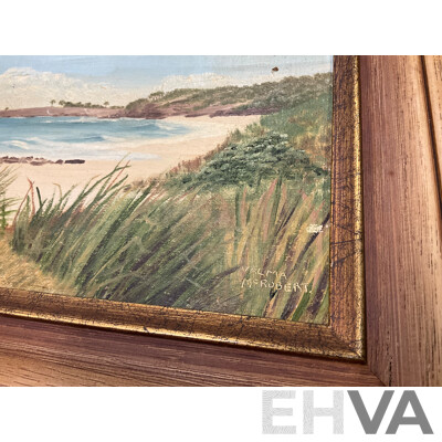 David Hart,  ''Baptism at North 'Gong'' - Print 70x54 Cm, Valma McRobert  ''Bavyley Point'' - Oil on Board 53x30 Cm (frame) and A.W.Singer ''Cook Highway'' - Oil on Board 47x24 Cm (frame)