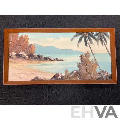 David Hart,  ''Baptism at North 'Gong'' - Print 70x54 Cm, Valma McRobert  ''Bavyley Point'' - Oil on Board 53x30 Cm (frame) and A.W.Singer ''Cook Highway'' - Oil on Board 47x24 Cm (frame)