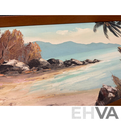 David Hart,  ''Baptism at North 'Gong'' - Print 70x54 Cm, Valma McRobert  ''Bavyley Point'' - Oil on Board 53x30 Cm (frame) and A.W.Singer ''Cook Highway'' - Oil on Board 47x24 Cm (frame)