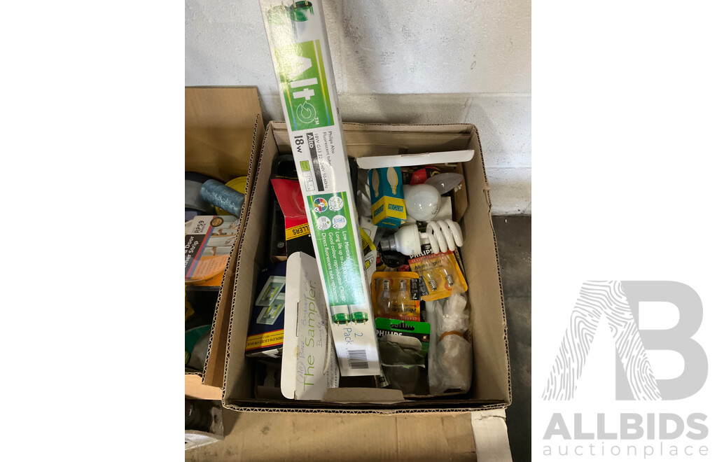 Assorted Garage Shelving and Contents