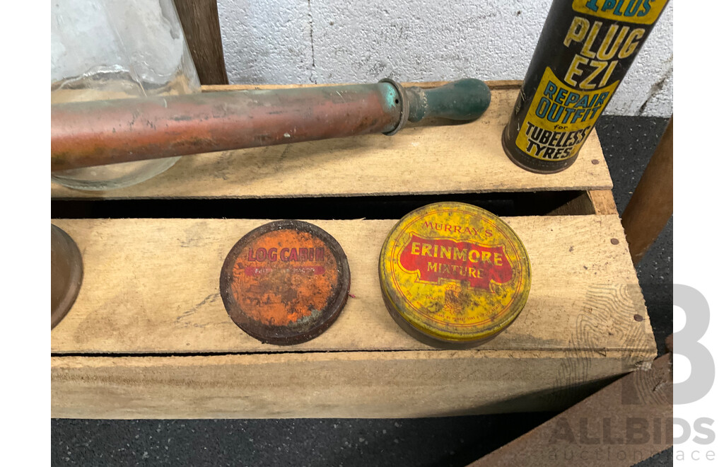 Assorted Vintage Tools - Decor, Including Cast Iron Shoe Anvil, Sprayer, Oil Can and More  - Lot of 12