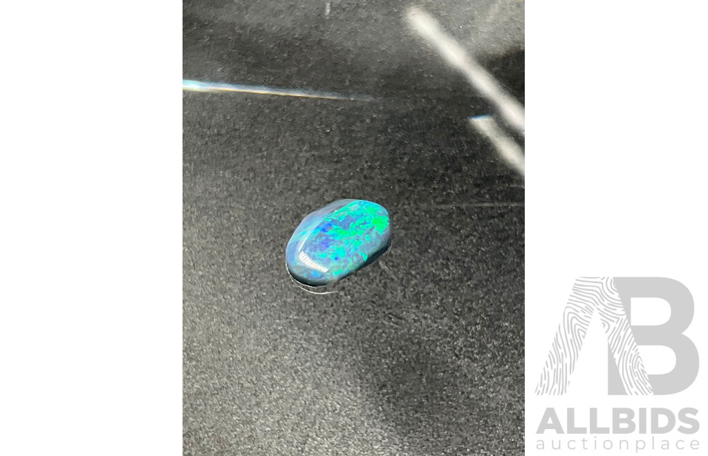 Lightning Ridge Black OPAL, 1.1ct