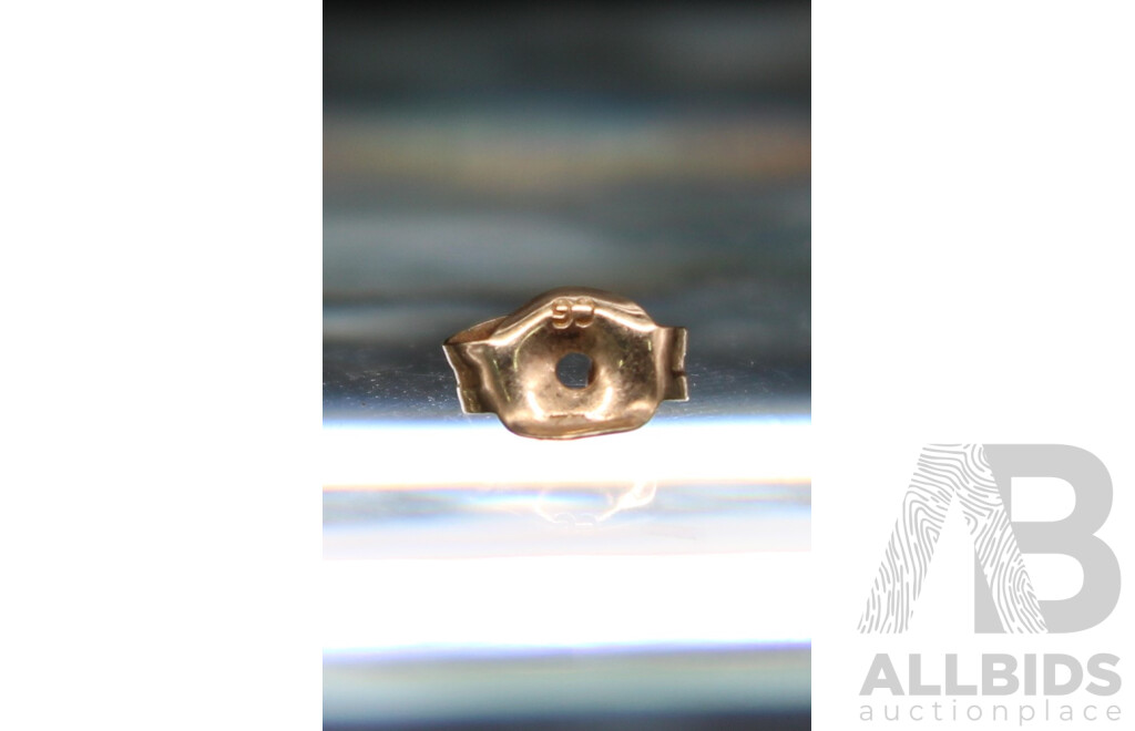 Assorted 925 Jewellery and Metal Ring with Loose Green Gemstone, Earring Frame & Back 