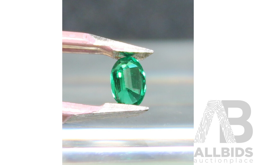 Assorted 925 Jewellery and Metal Ring with Loose Green Gemstone, Earring Frame & Back 