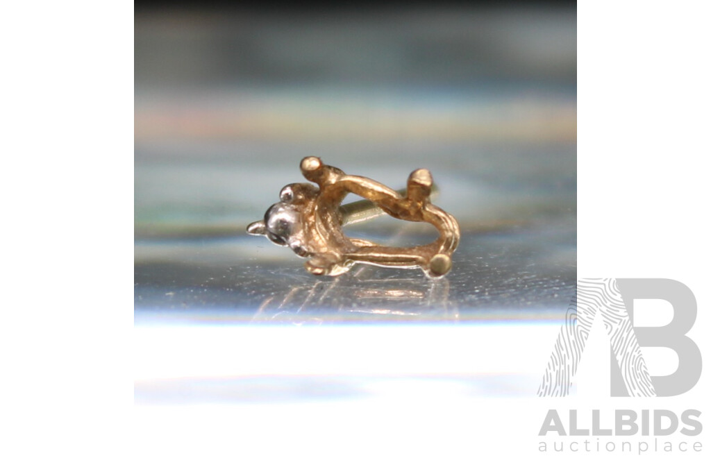 Assorted 925 Jewellery and Metal Ring with Loose Green Gemstone, Earring Frame & Back 