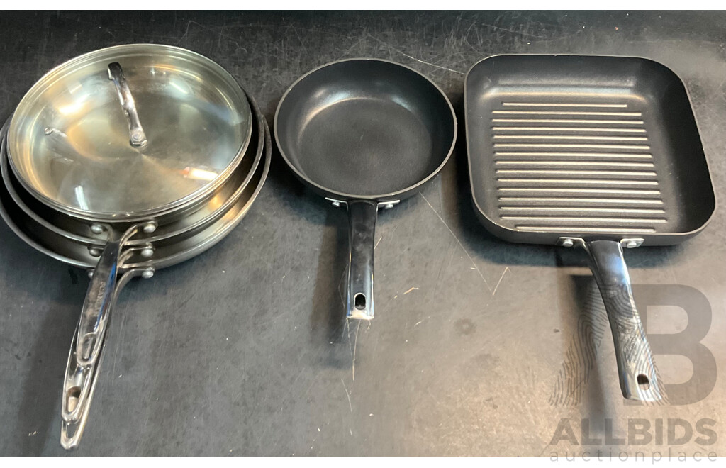 Scanpan, Stanley Rogers Pans/Lids - Lot of 6
