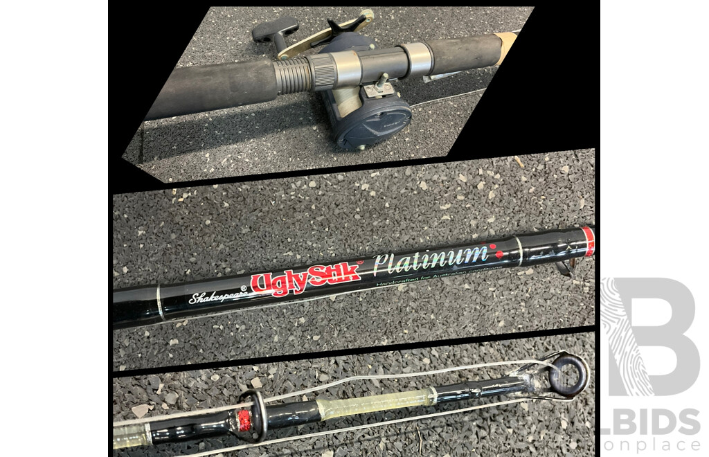 SHAKESPEARE UGLY STIK Platinum Fishing Rod with OKUMA CONQUEST Reel