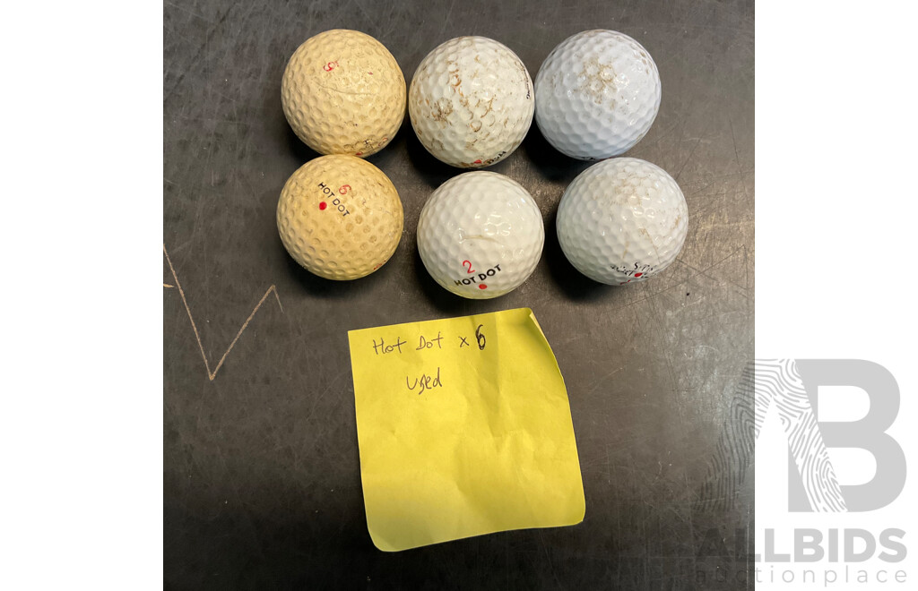 Assorted Vintage Golf Tees & Golf Balls