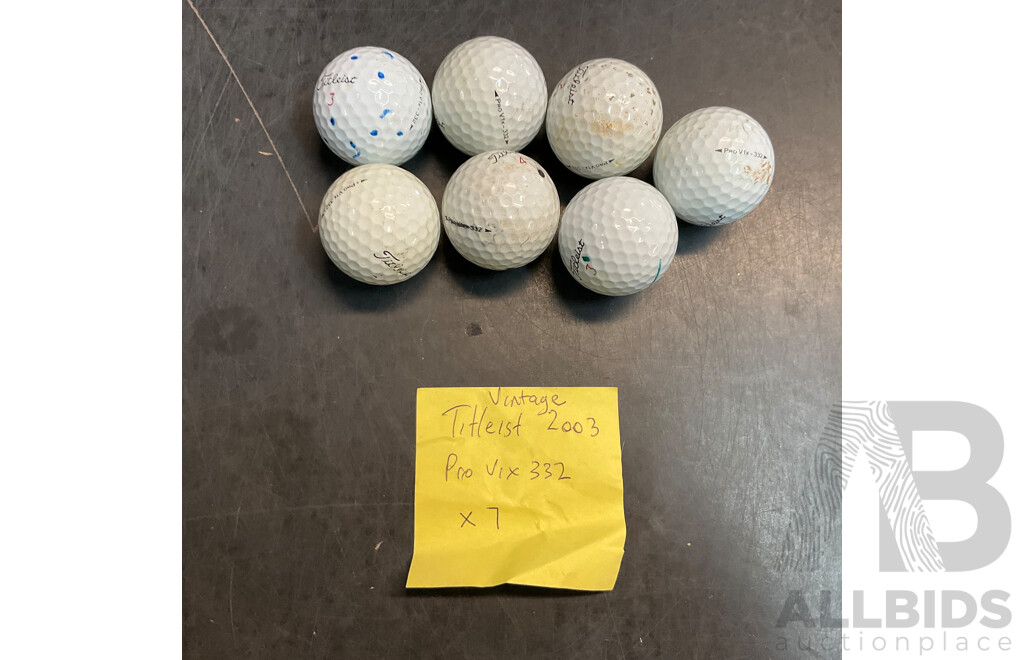 Assorted Vintage Golf Tees & Golf Balls
