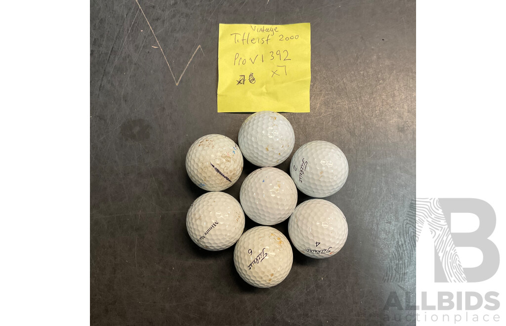 Assorted Vintage Golf Tees & Golf Balls