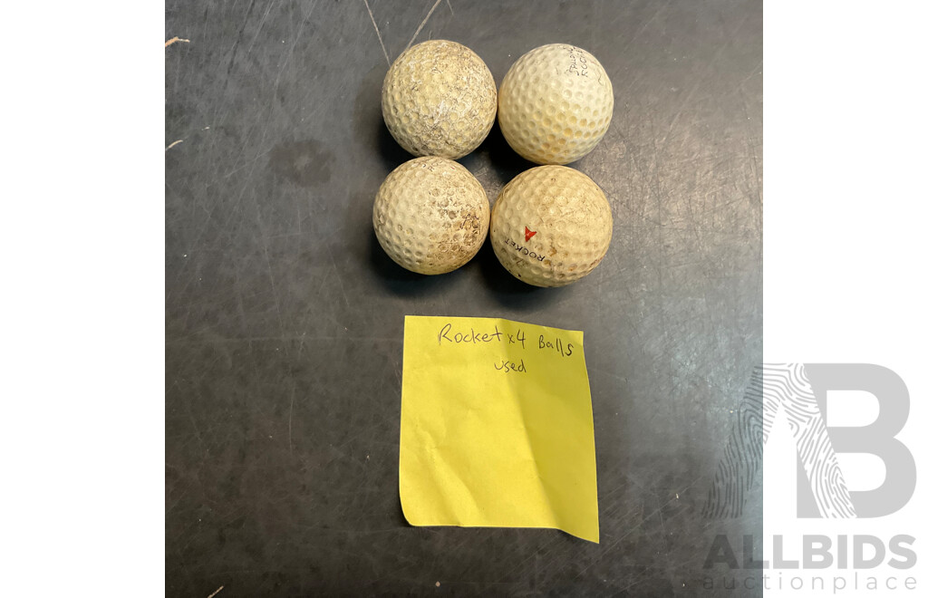 Assorted Vintage Golf Tees & Golf Balls