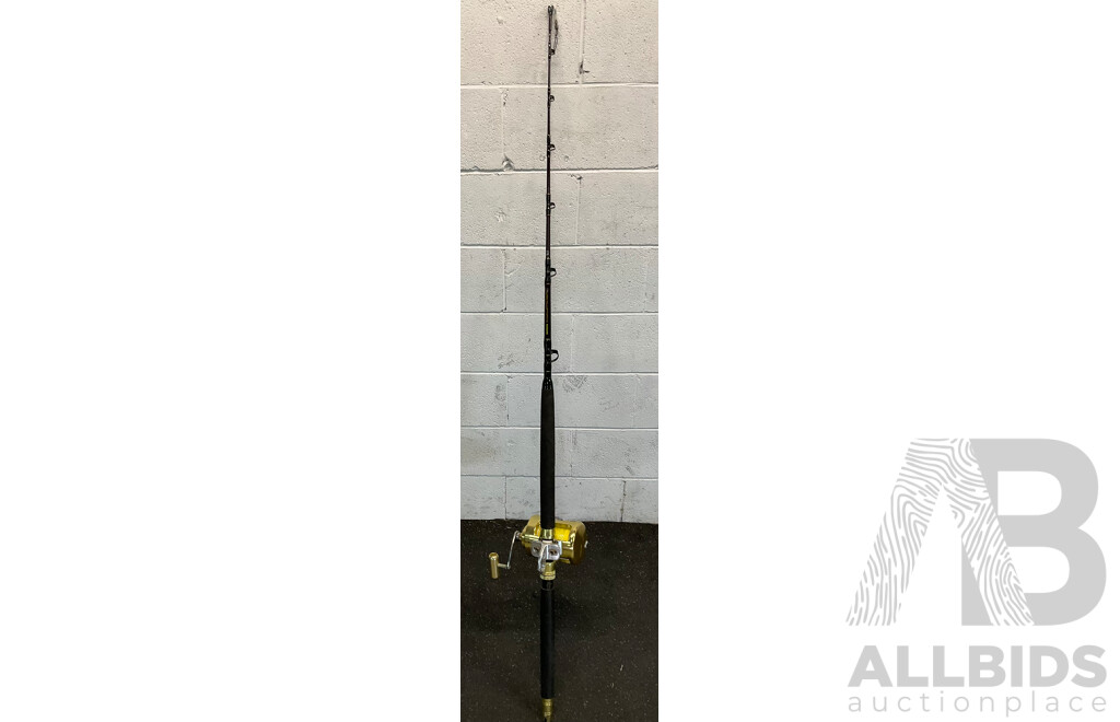 SHIMANO Fishing Rod with OKUMA TITUS Reel