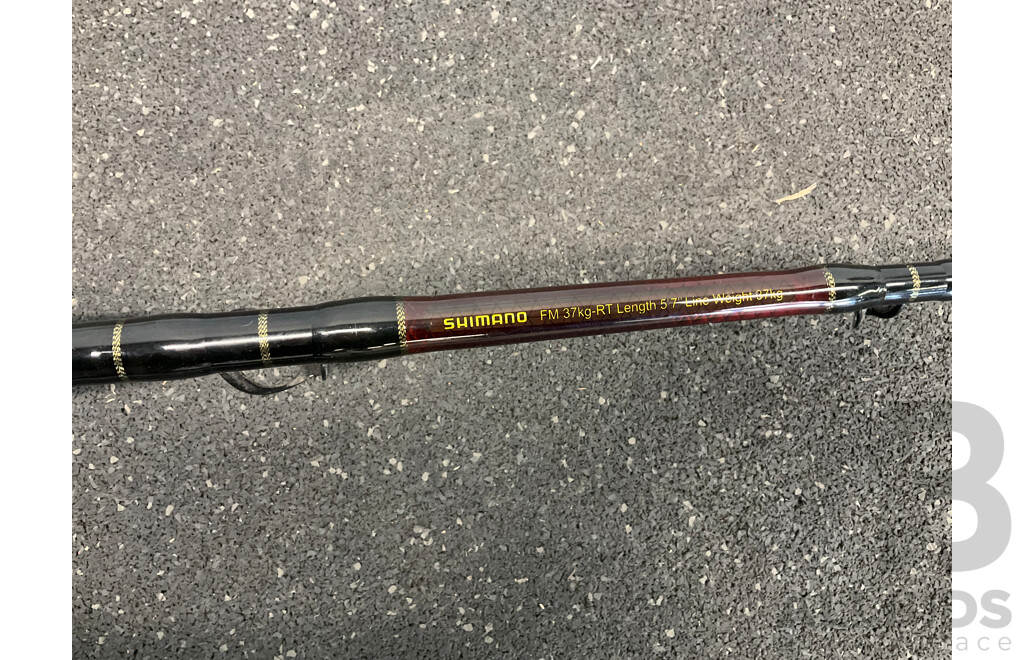 SHIMANO Fishing Rod with OKUMA TITUS Reel