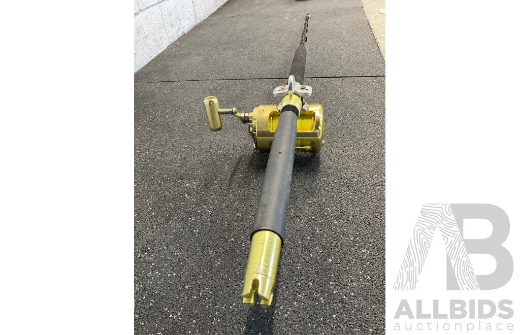 SHIMANO Fishing Rod with OKUMA TITUS Reel