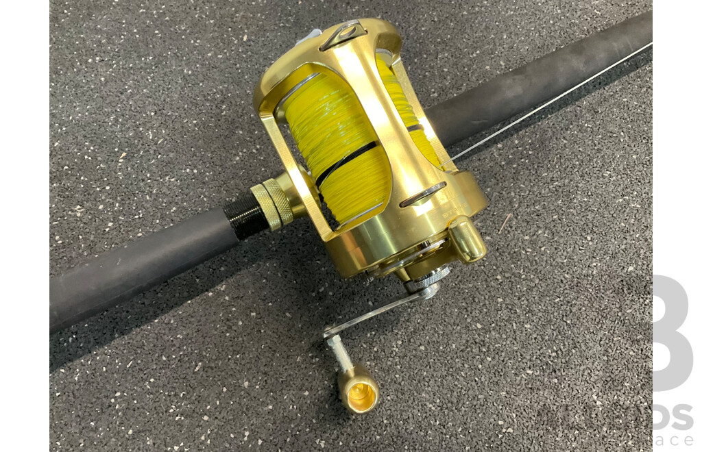 SHIMANO Fishing Rod with OKUMA TITUS Reel