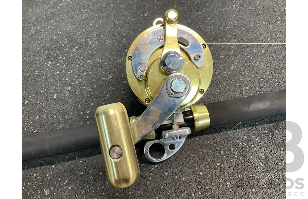 SHIMANO Fishing Rod with OKUMA TITUS Reel