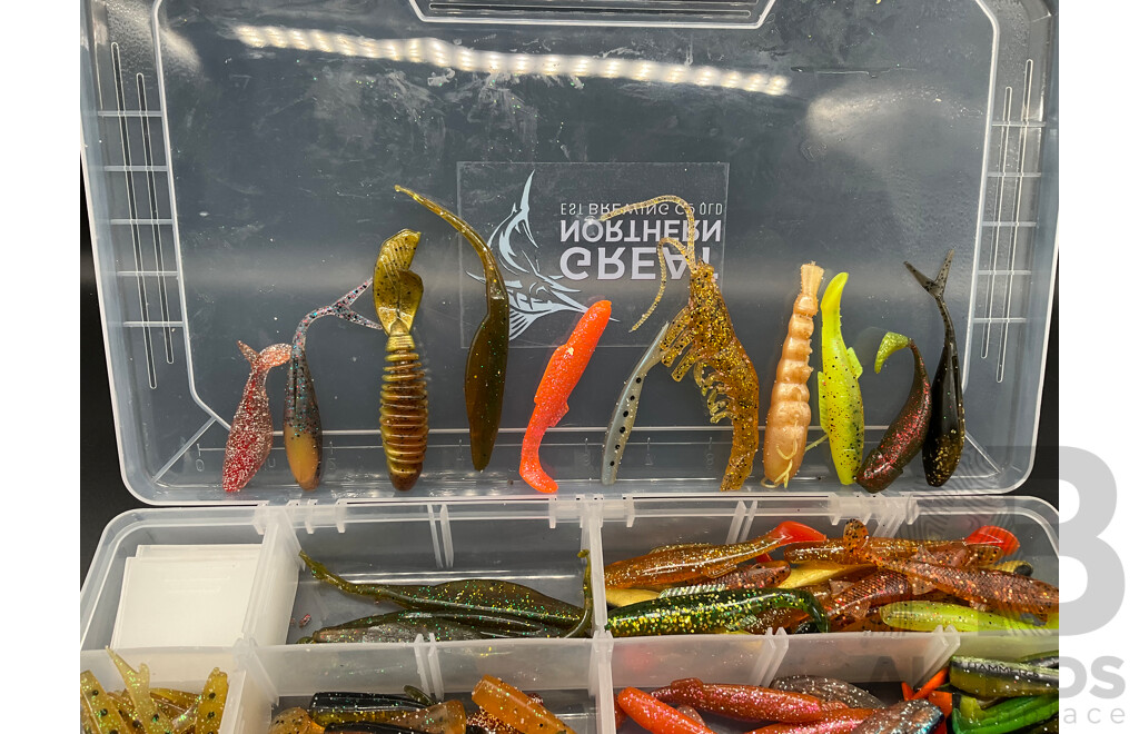 Assorted Soft Plastic Fishing Lures