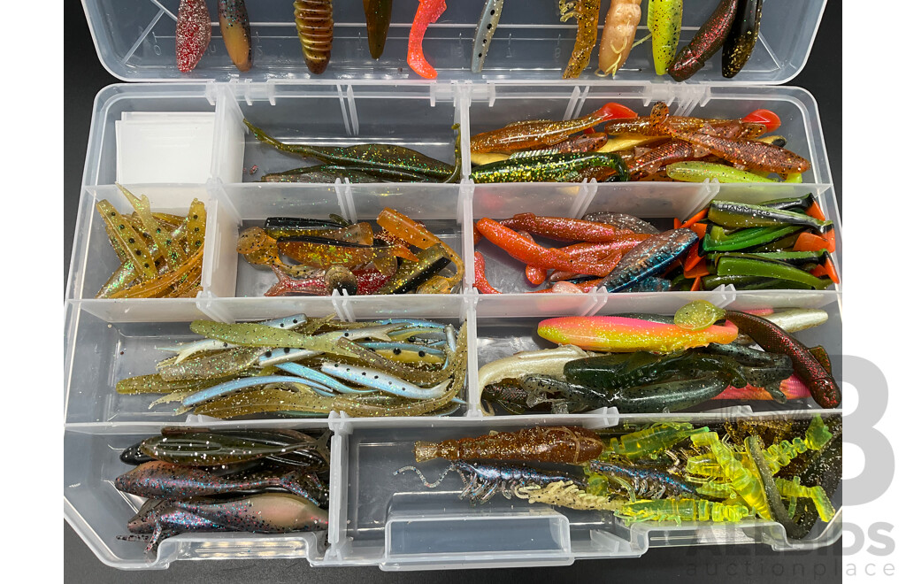 Assorted Soft Plastic Fishing Lures