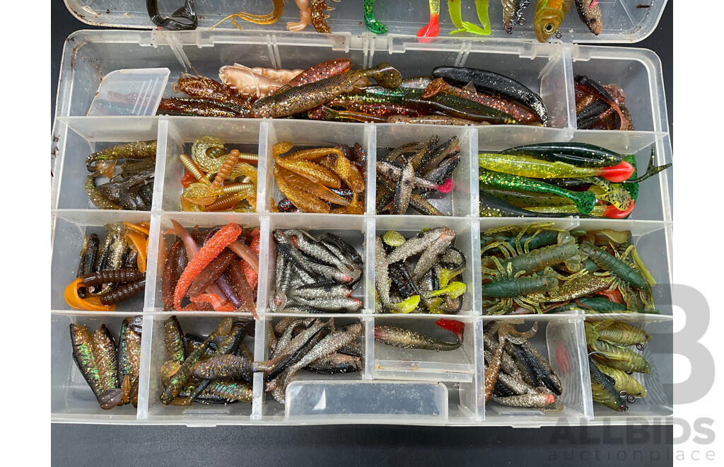 Assorted Soft Plastic Fishing Lures