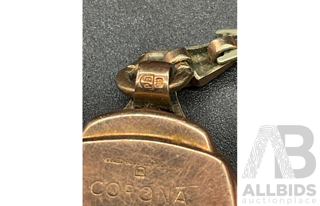 Rolled Gold CORONA Swiss Made 17 Jewel Movement Ladies Wrist Watch