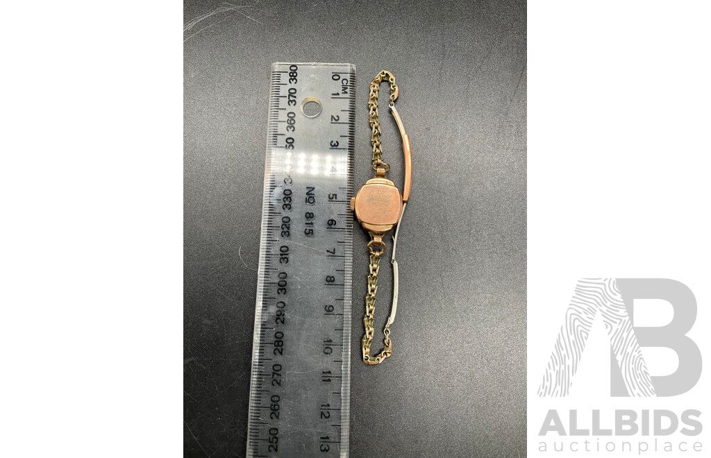 Rolled Gold CORONA Swiss Made 17 Jewel Movement Ladies Wrist Watch