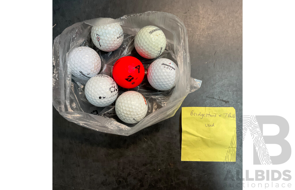 Top Flite, Optima, Srixon & Assorted Used Golf Balls -120 Balls
