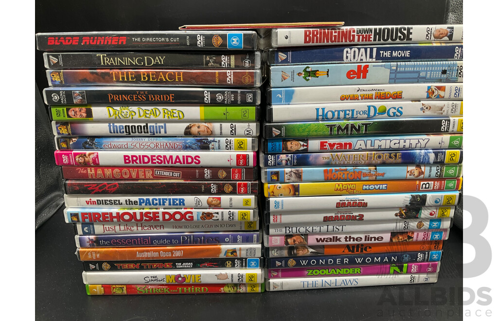 Assorted DVDs, CDs  and Cassettes