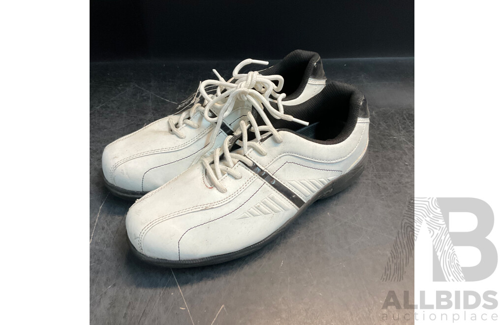 Niblick Golf Shoes & Assorted Golf Balls & Stud Tightener & Glove