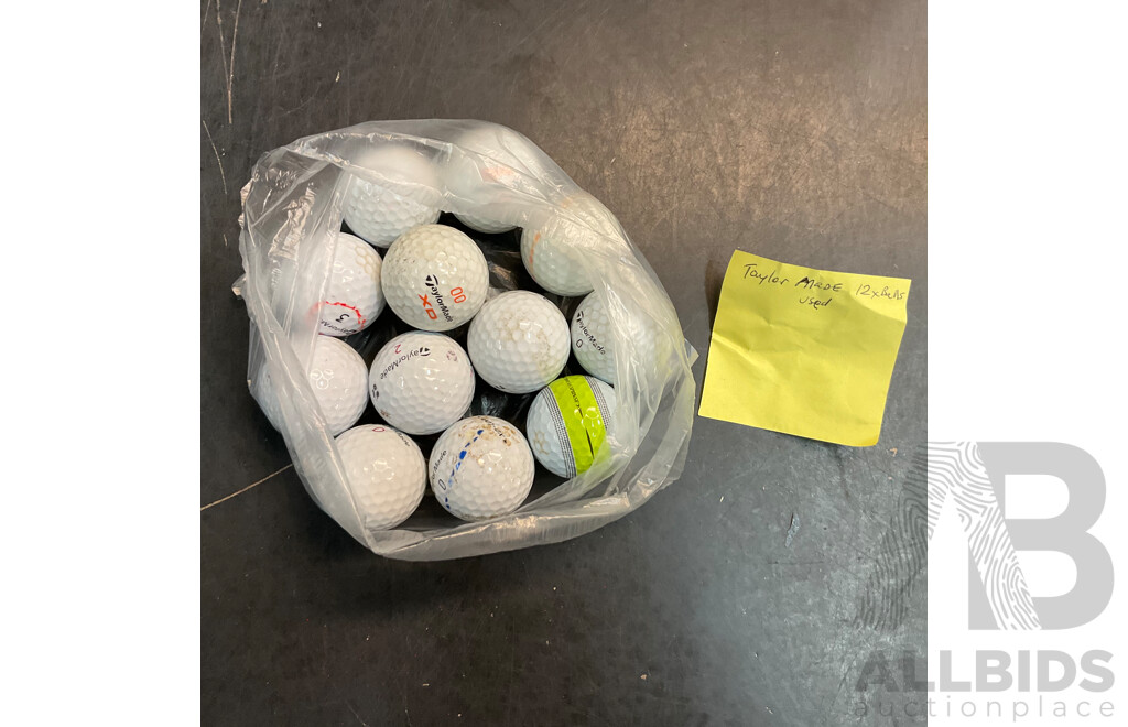 Assorted Used Golf Balls -101 Balls - Includes Pinnacle, Maxfli, Dunlop and More