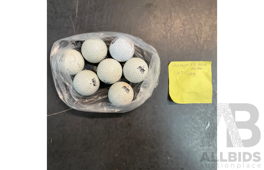 Assorted Used Golf Balls -101 Balls - Includes Pinnacle, Maxfli, Dunlop and More