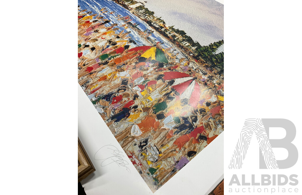 David Hart,  ''Baptism at North 'Gong'' - Print 70x54 Cm, Valma McRobert  ''Bavyley Point'' - Oil on Board 53x30 Cm (frame) and A.W.Singer ''Cook Highway'' - Oil on Board 47x24 Cm (frame)