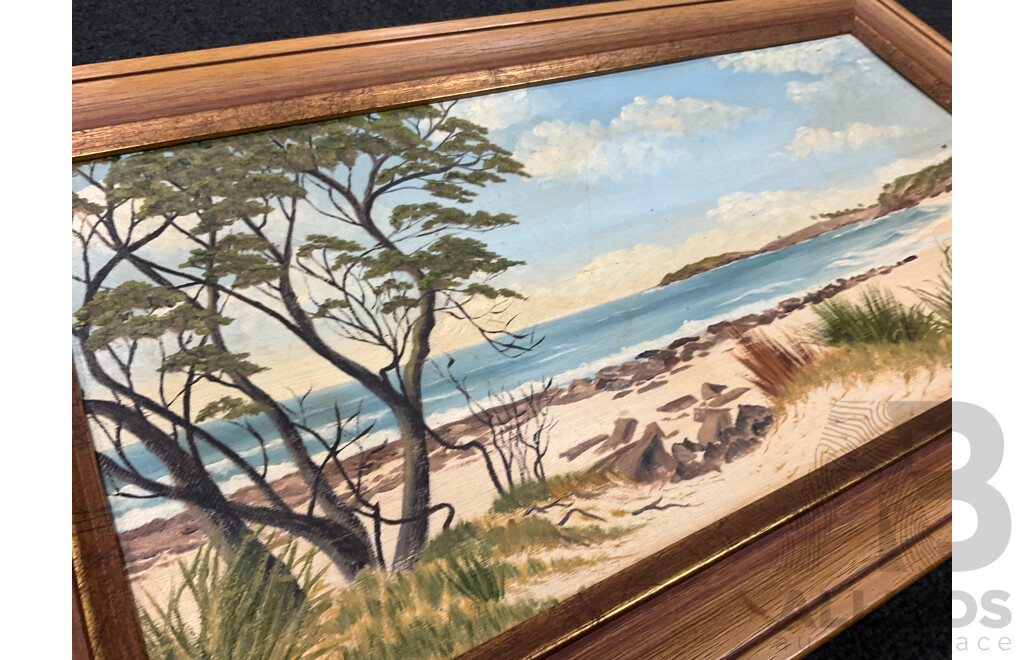 David Hart,  ''Baptism at North 'Gong'' - Print 70x54 Cm, Valma McRobert  ''Bavyley Point'' - Oil on Board 53x30 Cm (frame) and A.W.Singer ''Cook Highway'' - Oil on Board 47x24 Cm (frame)