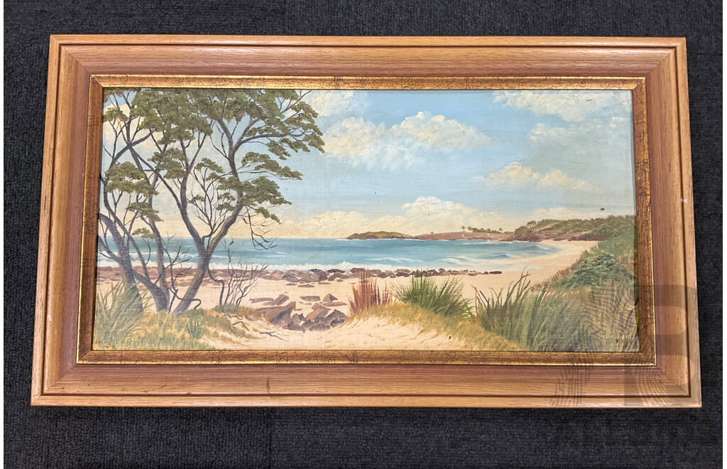 David Hart,  ''Baptism at North 'Gong'' - Print 70x54 Cm, Valma McRobert  ''Bavyley Point'' - Oil on Board 53x30 Cm (frame) and A.W.Singer ''Cook Highway'' - Oil on Board 47x24 Cm (frame)