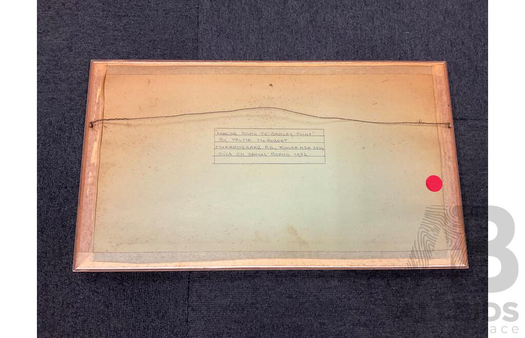 David Hart,  ''Baptism at North 'Gong'' - Print 70x54 Cm, Valma McRobert  ''Bavyley Point'' - Oil on Board 53x30 Cm (frame) and A.W.Singer ''Cook Highway'' - Oil on Board 47x24 Cm (frame)