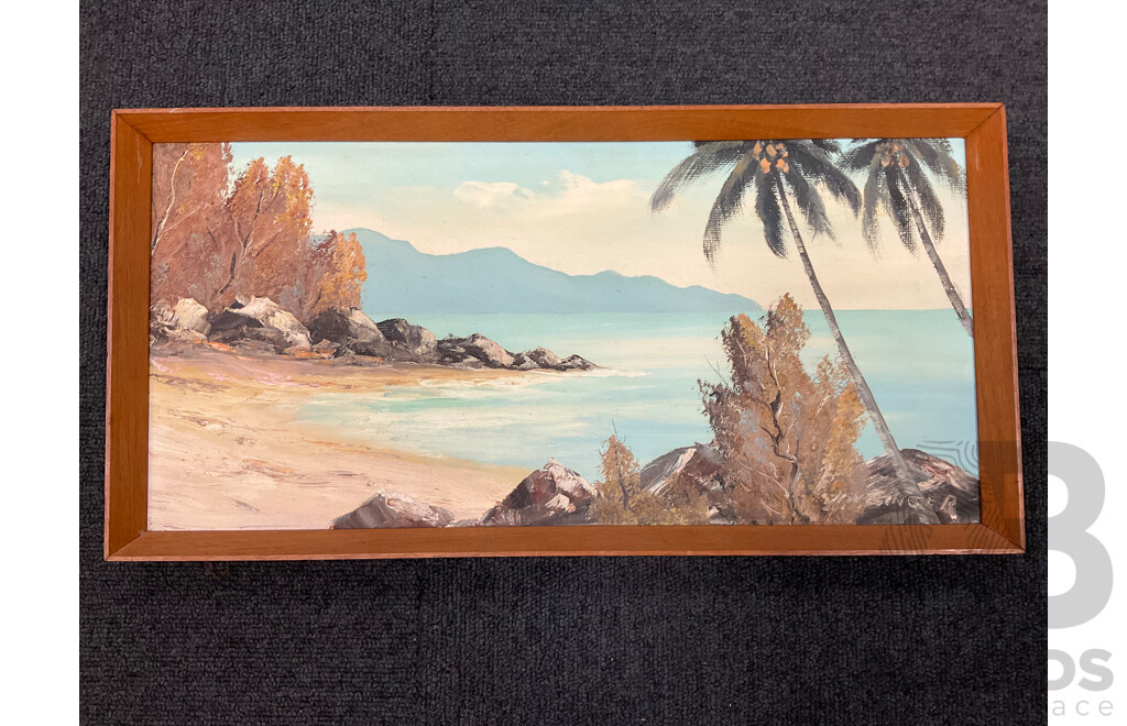 David Hart,  ''Baptism at North 'Gong'' - Print 70x54 Cm, Valma McRobert  ''Bavyley Point'' - Oil on Board 53x30 Cm (frame) and A.W.Singer ''Cook Highway'' - Oil on Board 47x24 Cm (frame)