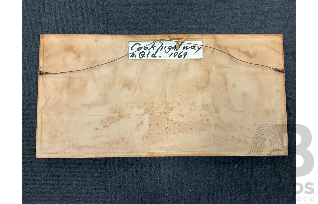 David Hart,  ''Baptism at North 'Gong'' - Print 70x54 Cm, Valma McRobert  ''Bavyley Point'' - Oil on Board 53x30 Cm (frame) and A.W.Singer ''Cook Highway'' - Oil on Board 47x24 Cm (frame)