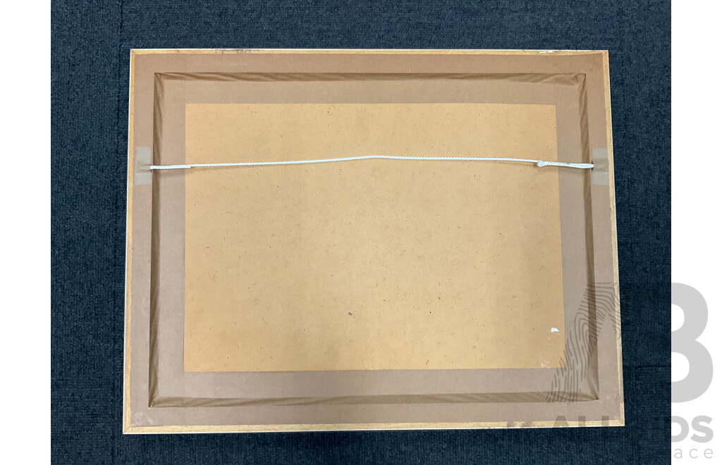 G. Rose,  ''Landscape'' - Oil on Board 45x35 Cm (frame)