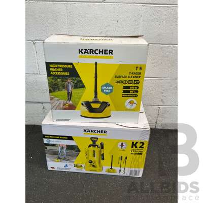 KARCHER High Pressure Washer and Surface Cleaner Attachment