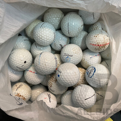 Titlelist, Callaway, Wilson Assorted Used Golf Balls - 100 Balls