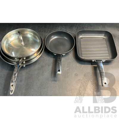 Scanpan, Stanley Rogers Pans/Lids - Lot of 6