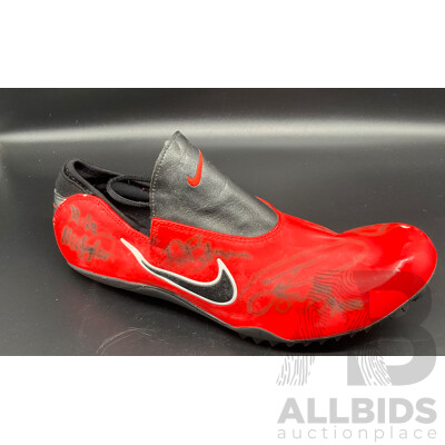 Hand Signed Filed Running Shoe Size US 12