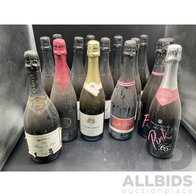 Assorted Bottles of Australian Sparkling Wines - Lot of 15