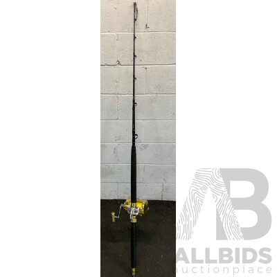 SHIMANO Fishing Rod with OKUMA TITUS Reel