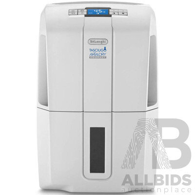 De'Longhi (DDS25) Tasciugo AiraDry Compact Dehumidifier