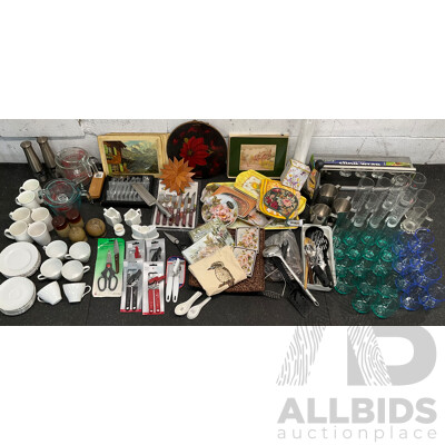 Assorted Kitchenware and Tableware
