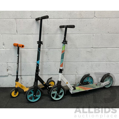 Kids Scooters - Lot of 3