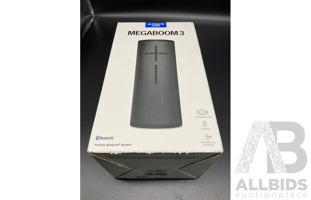 ULTIMATE EARS Megaboom 3 Portable Bluetooth Speaker