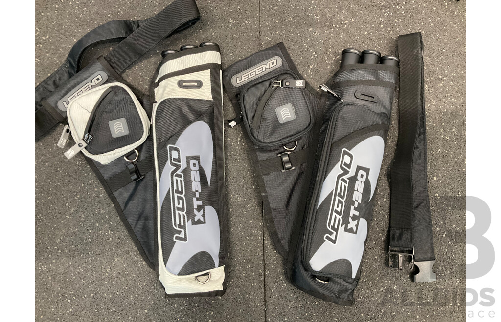 WNS Delta NX Riser with Limbs & Maxion Crx300 Bag, Legend XT 320 Target Quiver & Assorted Arrows
