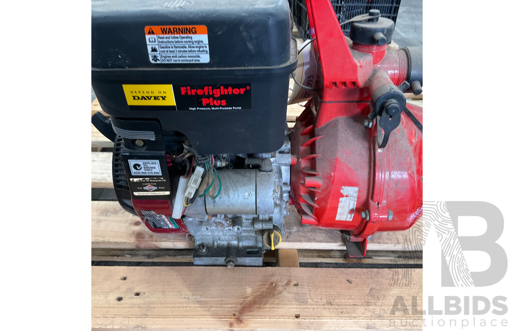 Davey Petrol Fire Fighting Pumps 5290BE